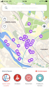 Bike Citizens App Standorte